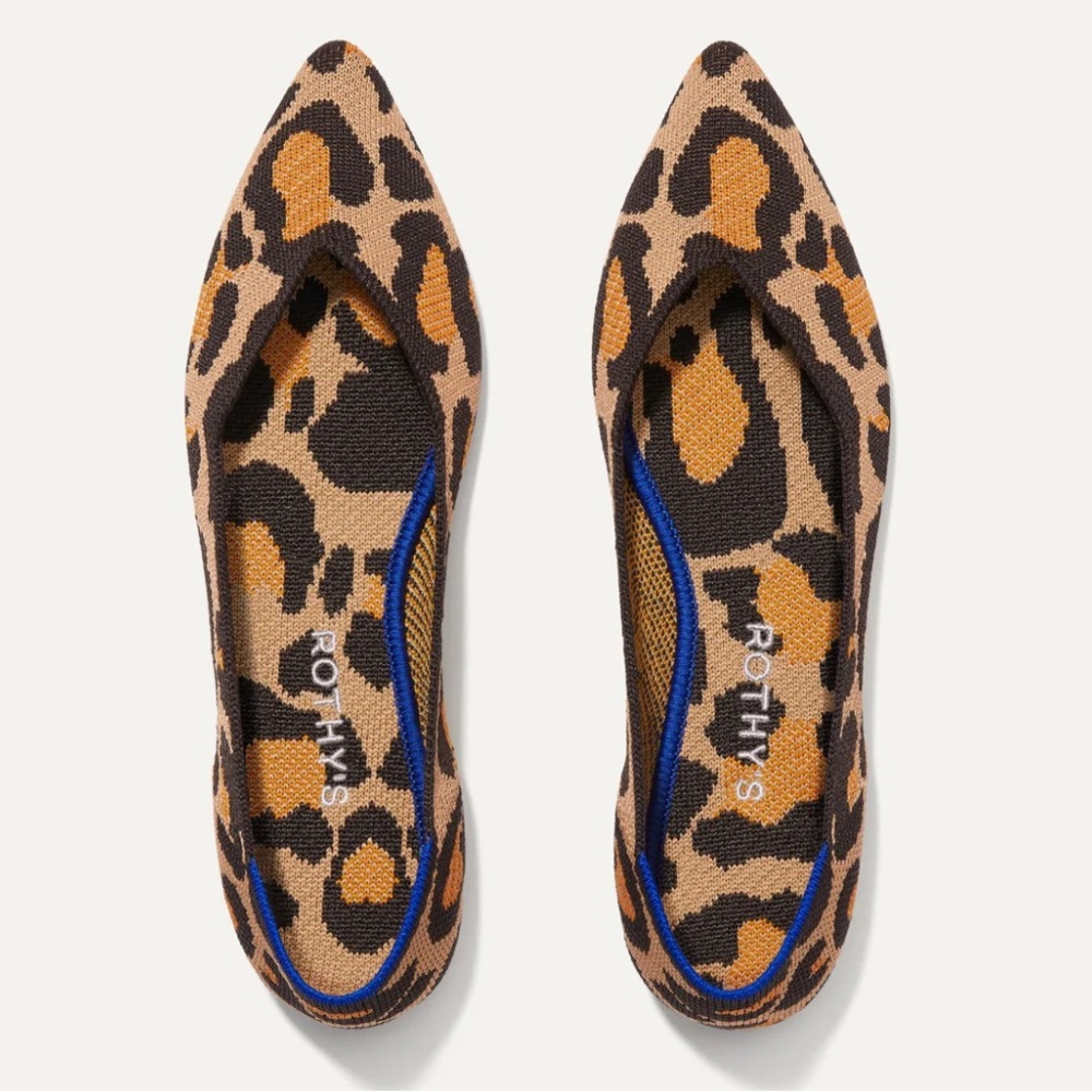 Rothy’s Leopard Flats